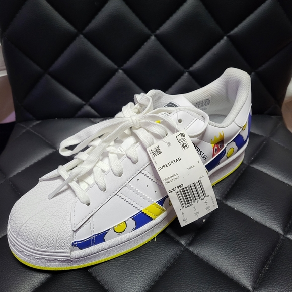 Size 8.5 M - adidas Superstar x Philip Colbert White - Picture 3 of 8